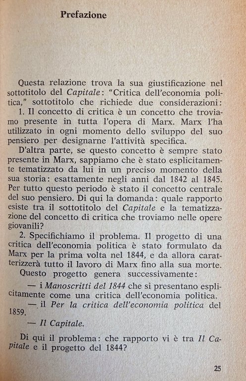 CRITICA E CRITICA DELL'ECONOMIA POLITICA. DAI "MANOSCRITTI DEL 1844" AL … | Immagine Gallery 8