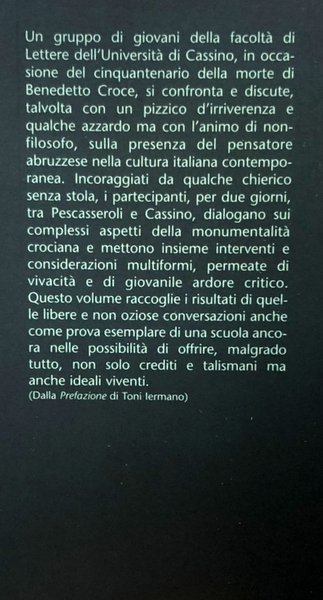 CROCE TRA NOI: DUE GIORNATE DI STUDIO. A CURA DI …