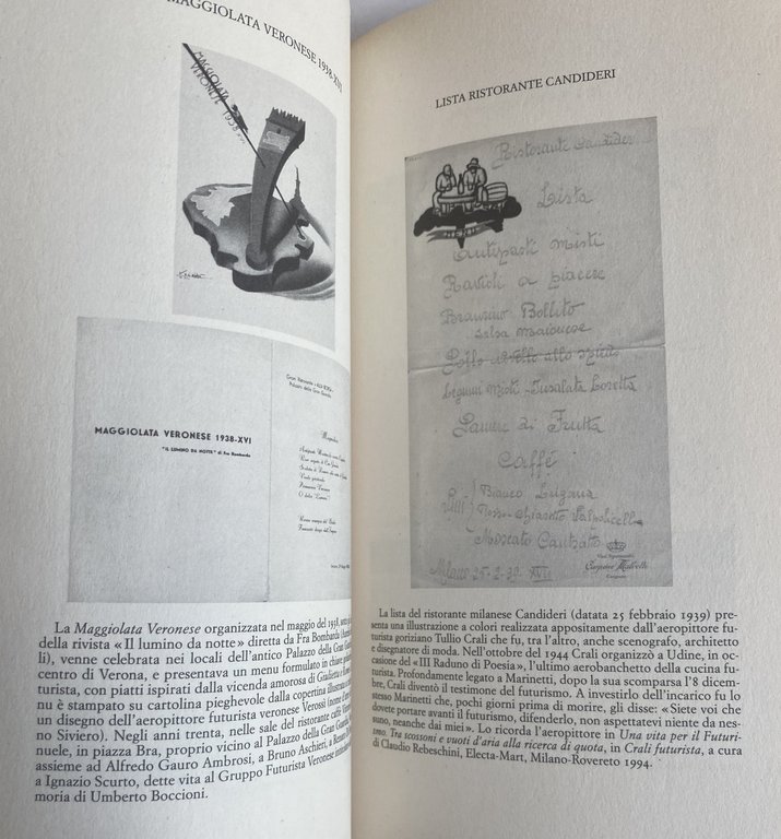 CUCINA FUTURISTA. MANIFESTI TEORICI, MENU E DOCUMENTI.