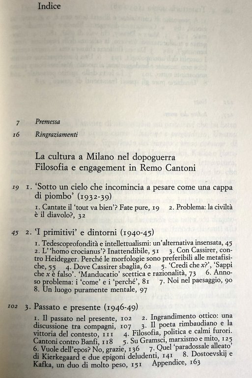 CULTURA A MILANO NEL DOPOGUERRA. FILOSOFIA E ENGAGEMENT IN REMO … | Immagine Gallery 6