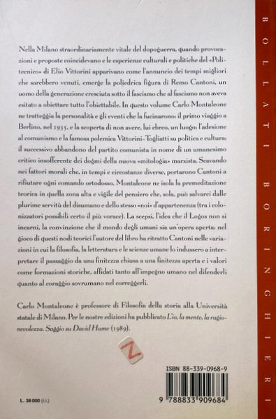 CULTURA A MILANO NEL DOPOGUERRA. FILOSOFIA E ENGAGEMENT IN REMO …