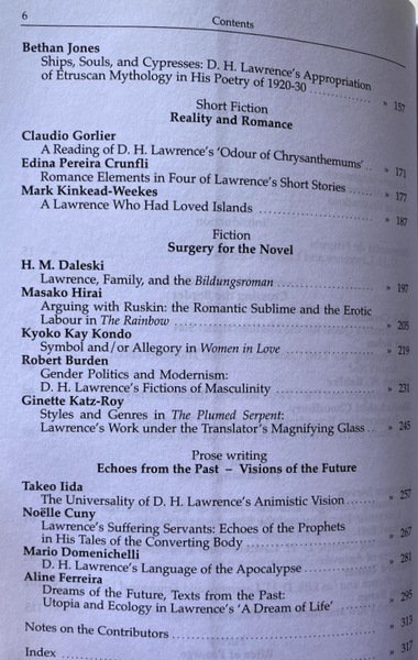 D.H. LAWRENCE AND LITERARY GENRES. A CURA DI SIMONETTA DE …