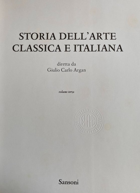 DA GIOTTO A LEONARDO. STORIA DELL'ARTE CLASSICA E ITALIANA VOLUME …