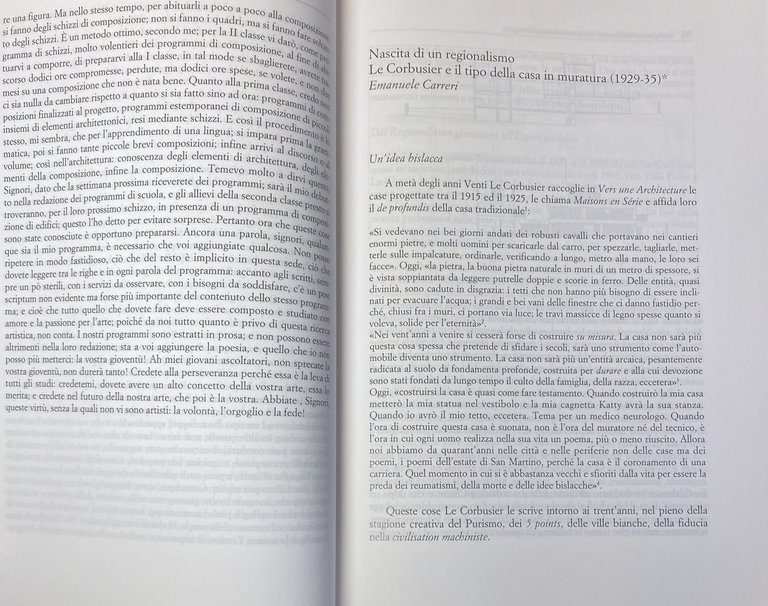 DAL BAROCCO AL RAZIONALISMO. STUDI DI ARCHITETTURA.