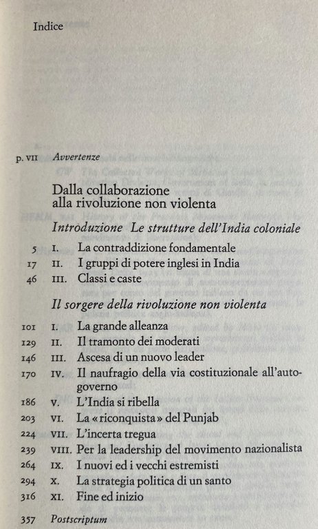 DALLA COLLABORAZIONE ALLA RIVOLUZIONE NON VIOLENTA. IL NAZIONALISMO INDIANO DA …