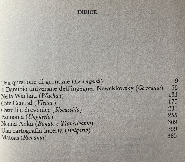 DANUBIO: UN VIAGGIO SENTIMENTALE DALLE SORGENTI DEL GRANDE FIUME FINO …