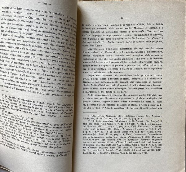DE IMPERIO CN. CNEI POMPEI AD QUIRITES ORATIO (PRO LEGE …