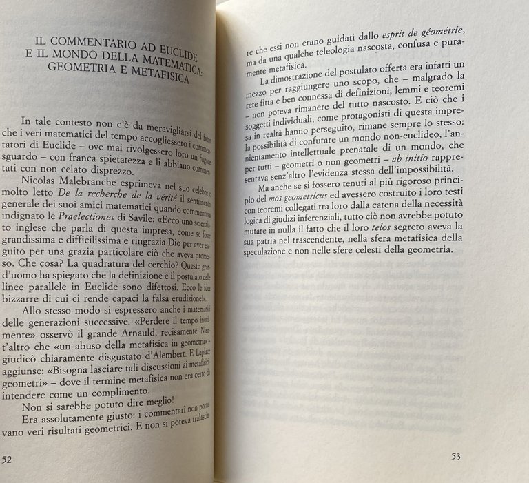 DE INTERPRETATIONE. LA GEOMETRIA NON-EUCLIDEA NEL CONTESTO DELLA ORATIO CONTINUA …