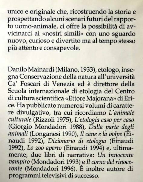 DEL CANE, DEL GATTO E DI ALTRI ANIMALI. VIAGGIO DI …