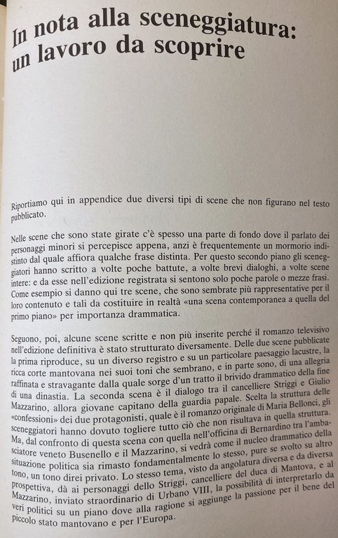 DELITTO DI STATO. DAL ROMANZO DI MARIA BELLONCI