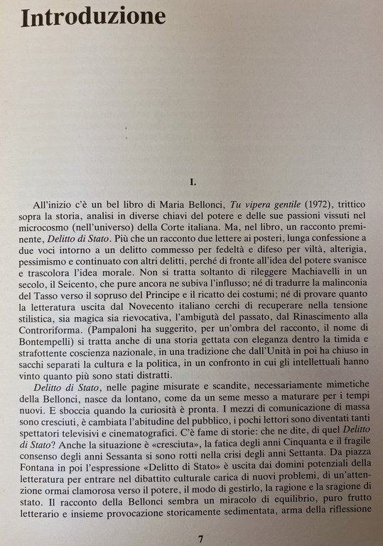 DELITTO DI STATO. DAL ROMANZO DI MARIA BELLONCI