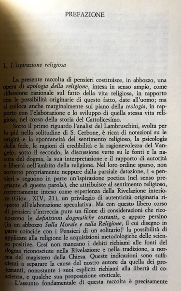 DELL'AUTORITÀ E DELLA LIBERTÀ. PENSIERI D'UN SOLITARIO. A CURA DI …
