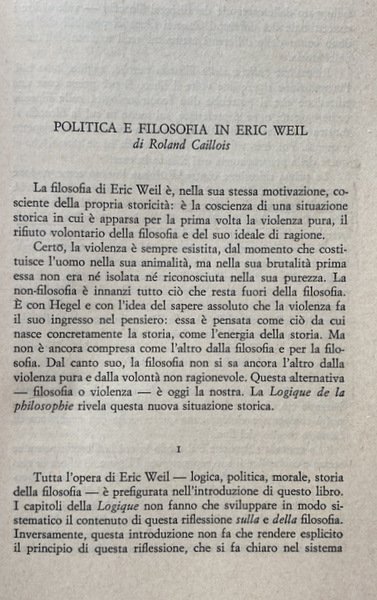 DELL'INTERESSE PER LA STORIA E ALTRI SAGGI DI FILOSOFIA E …