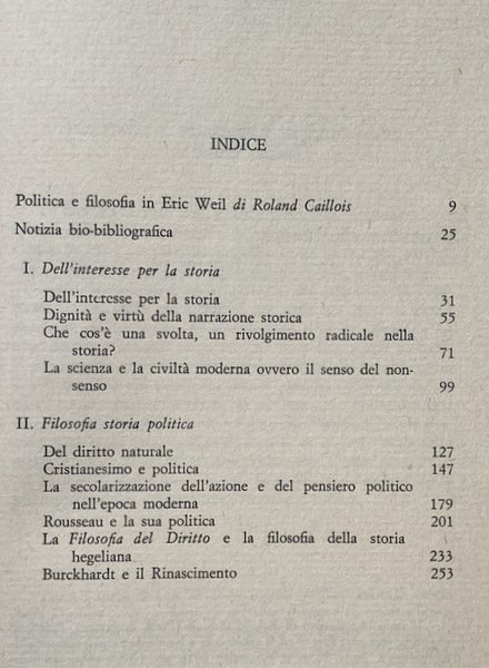 DELL'INTERESSE PER LA STORIA E ALTRI SAGGI DI FILOSOFIA E …