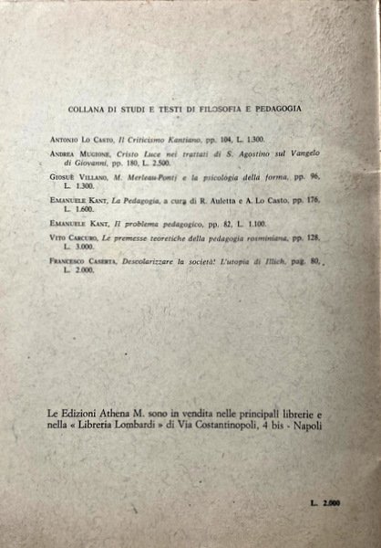 DESCOLARIZZARE LA SOCIETÀ: L'UTOPIA DI ILLICH