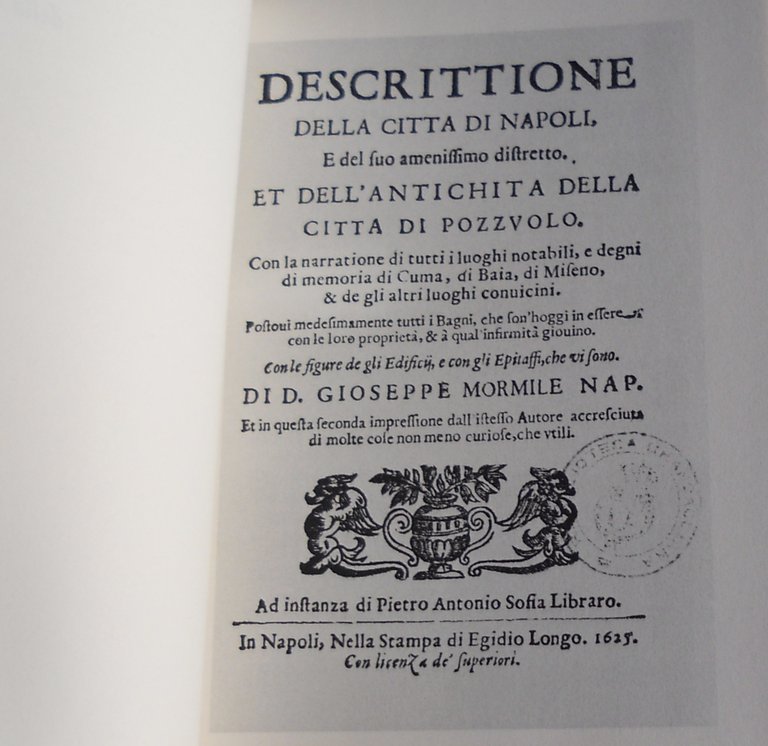DESCRIZIONE DELLA CITTÀ DI NAPOLI E DEL SUO AMENISSIMO DISTRETTO … | Immagine Gallery 6