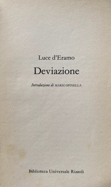 DEVIAZIONE