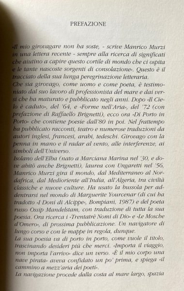 DI PORTO IN PORTO (POESIA 1980-1995)