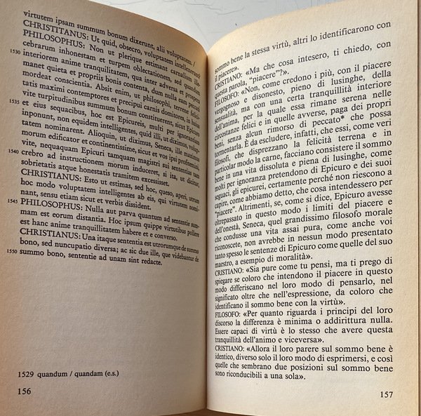 DIALOGO TRA UN FILOSOFO, UN GIUDEO E UN CRISTIANO. TESTO …