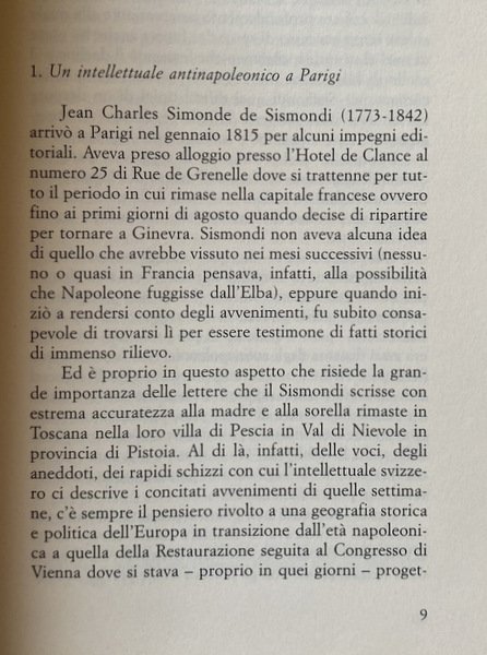 DIARIO DEI CENTO GIORNI. A CURA DI MARCO SPAGNOLI