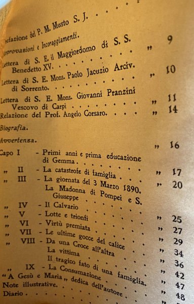 DIARIO SPIRITUALE DI GEMMA M. BROCCHI GABARDI, CONTESSINA DI CARPI …