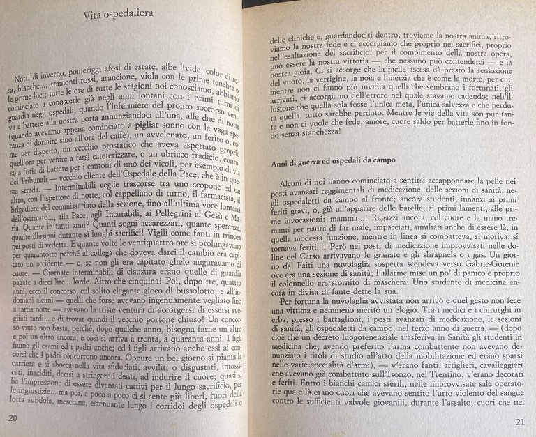 DIETRO LA MASCHERA DI GARZA (QUASI DIARIO DI GINECOLOGO)