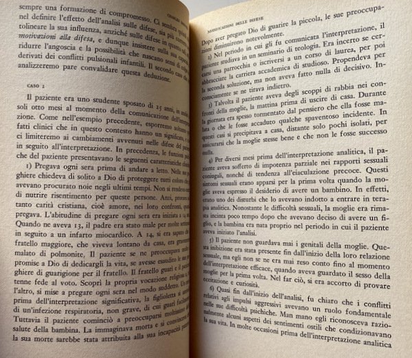 DIFESE E INTERVENTO PSICOANALITICO. A CURA DI BERNARD D. FINE, …