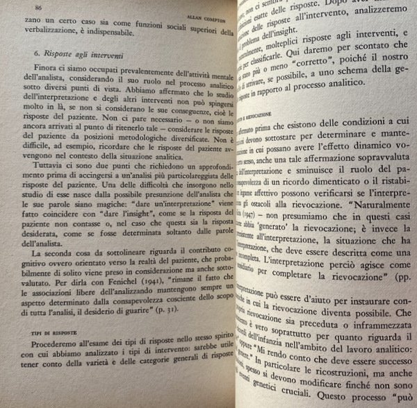 DIFESE E INTERVENTO PSICOANALITICO. A CURA DI BERNARD D. FINE, …