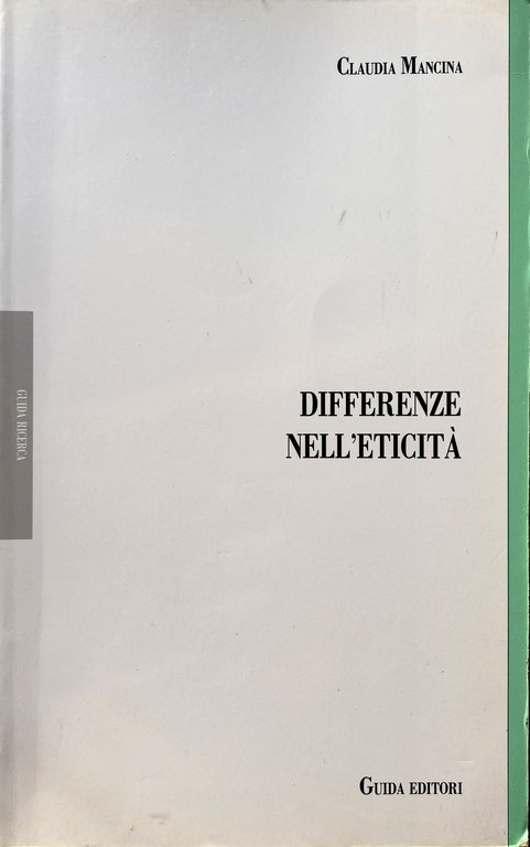 DIFFERENZE NELL'ETICITÀ. AMORE, FAMIGLIA, SOCIETÀ CIVILE IN HEGEL