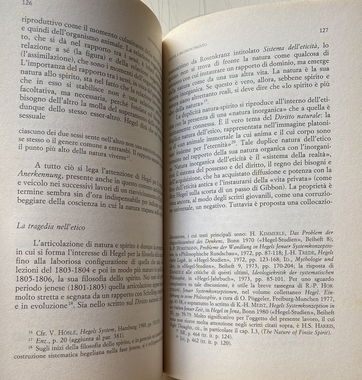 DIFFERENZE NELL'ETICITÀ. AMORE, FAMIGLIA, SOCIETÀ CIVILE IN HEGEL