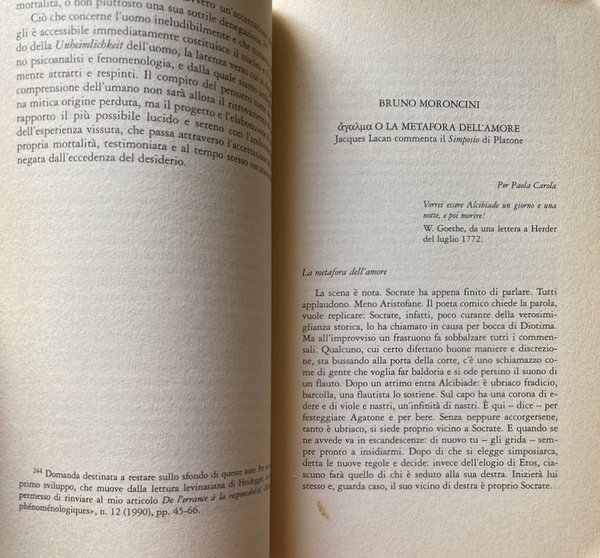 DIFFRAZIONI. LA FILOSOFIA ALLA PROVA DELLA PSICOANALISI