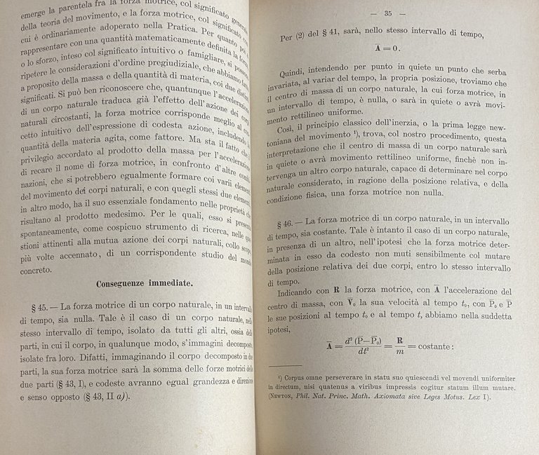 DINAMICA FISICA. LEZIONI SULLE LEGGI GENERALI DEL MOVIMENTO DEI CORPI …