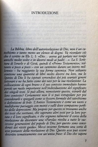 DIO ALLEATO CON L'UOMO. «TESTI GUIDA» DELL'ANTICO TESTAMENTO