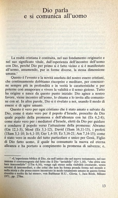 DIO E L'UOMO UN INCONTRO DI SALVEZZA. RIVELAZIONE E FEDE | Immagine Gallery 8