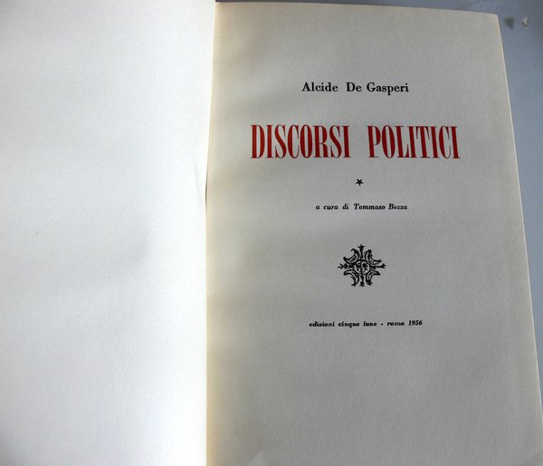 DISCORSI POLITICI (VOLUME 1)