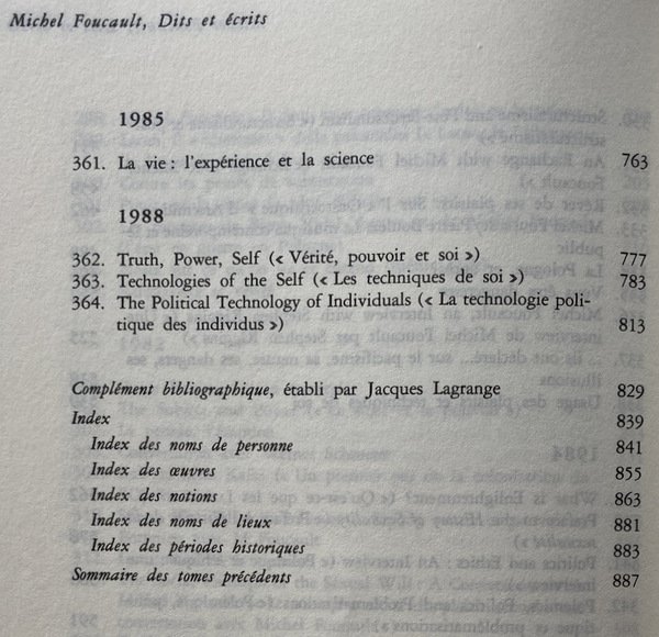 DITS ET ÉCRITS 1954-1988. TOME VOLUME 4 IV 1980-1988