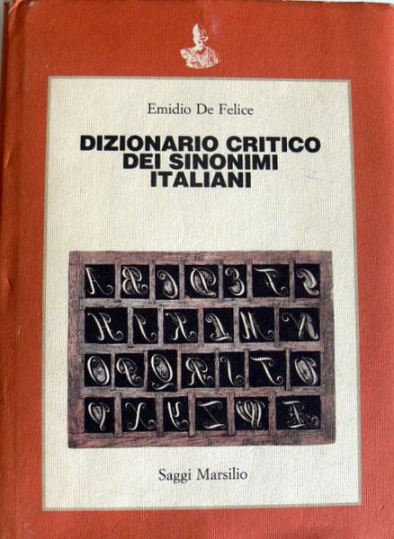 DIZIONARIO CRITICO DEI SINONIMI ITALIANI