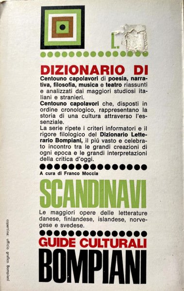 DIZIONARIO DI CENTOUNO CAPOLAVORI DELLE LETTERATURE SCANDINAVE (CENTOUNO CAPOLAVORI SCANDINAVI). …