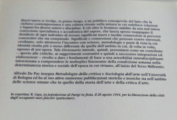 DIZIONARIO DI SCIENZE UMANE. LESSICO ESSENZIALE DALLA FILOSOFIA ALLA CRITICA …