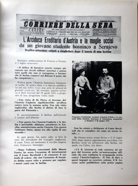 DOCUMENTI DI STORIA CONTEMPORANEA: LA GUERRA 1914-1918