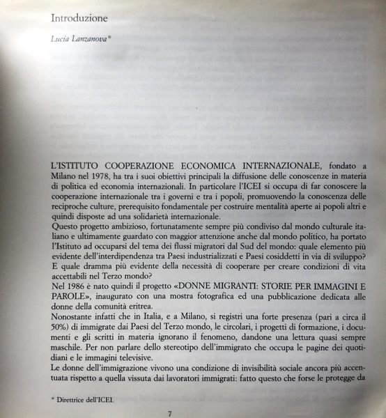 DONNE ARABE IN ITALIA. UNA STORIA PER IMMAGINI E PAROLE