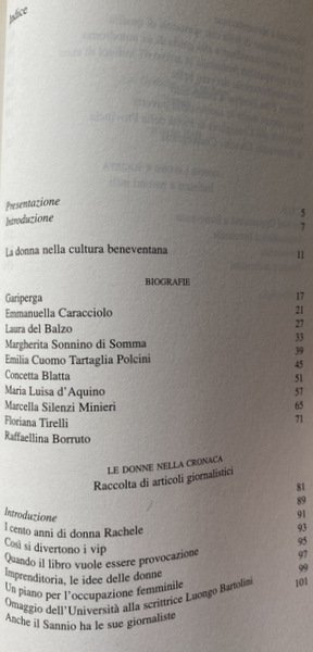 DONNE NEL SANNIO. UNA RICERCA STORICO-SOCIALE