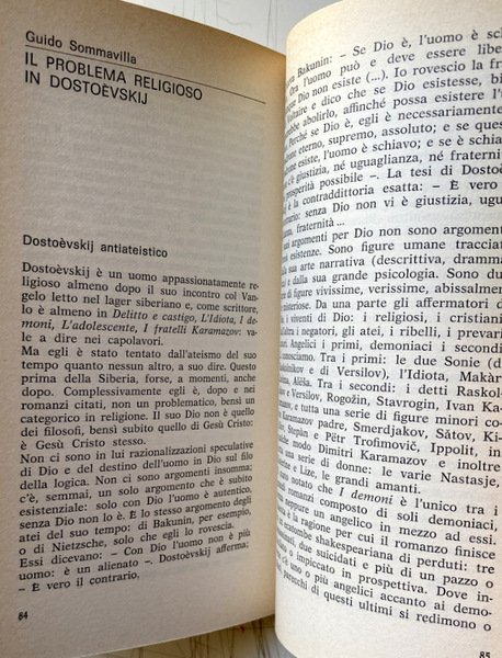DOSTOEVSKIJ: IL MISTERO DELL'UOMO