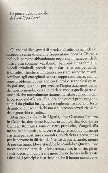 DOV'È DIO. IL VANGELO QUOTIDIANO SECONDO QUATTRO PRETI DI STRADA. …