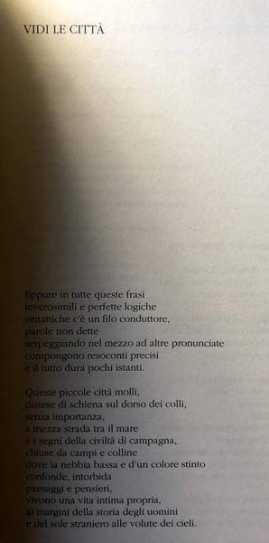 DOVE UN PERFETTO SOFISMA. POESIE (2001-2003)