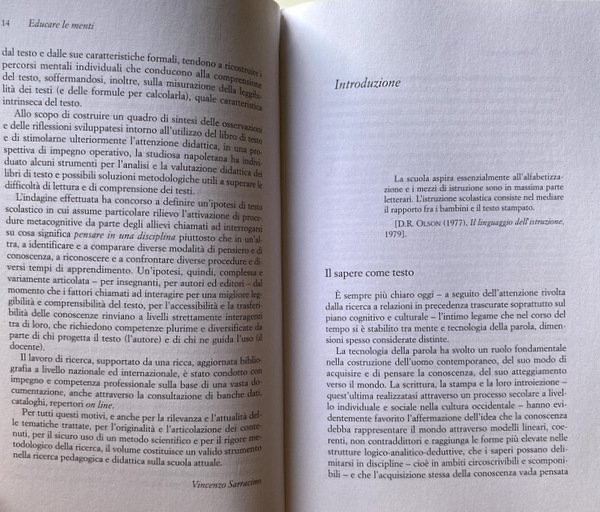 EDUCARE LE MENTI. PROSPETTIVE FORMATIVE E INDIRIZZI DIDATTICI NEI TESTI …