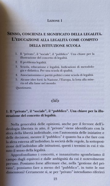 EDUCAZIONE ALLA LEGALITÀ