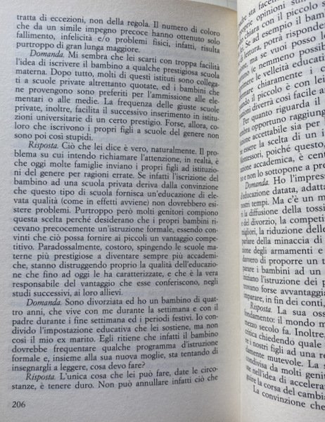 EDUCAZIONE E DISEDUCAZIONE. I RISCHI DI UN'ISTRUZIONE PRECOCE