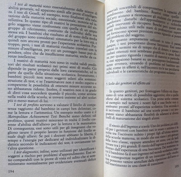 EDUCAZIONE E DISEDUCAZIONE. I RISCHI DI UN'ISTRUZIONE PRECOCE