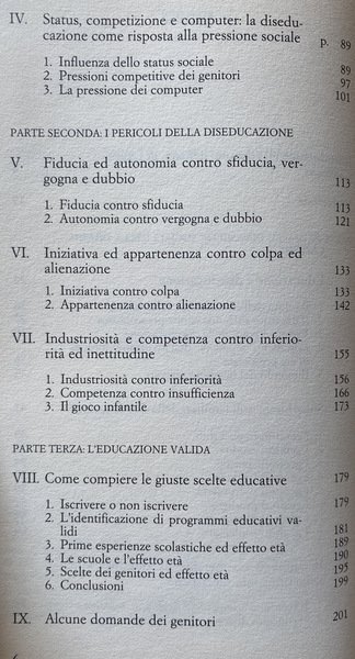 EDUCAZIONE E DISEDUCAZIONE. I RISCHI DI UN'ISTRUZIONE PRECOCE